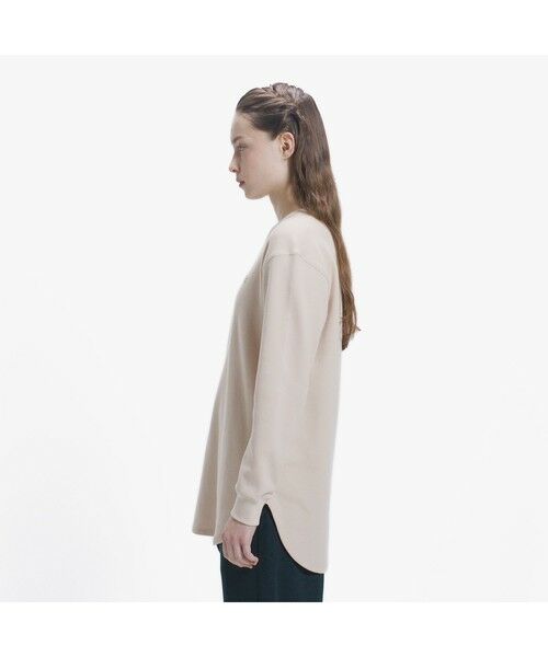 LACOSTE / ラコステ Tシャツ | ラウンドヘム ワッフルロングスリーブTシャツ | 詳細4