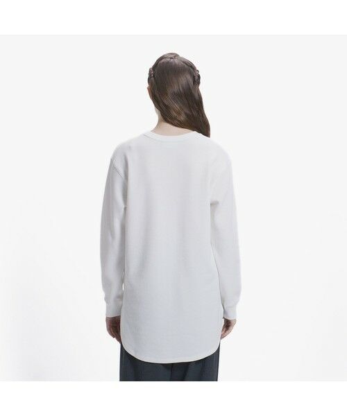 LACOSTE / ラコステ Tシャツ | ラウンドヘム ワッフルロングスリーブTシャツ | 詳細11