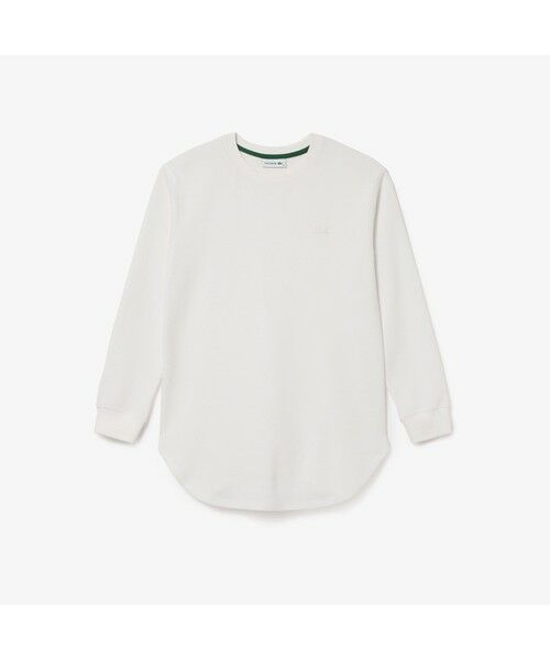 LACOSTE / ラコステ Tシャツ | ラウンドヘム ワッフルロングスリーブTシャツ | 詳細13