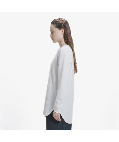 LACOSTE / ラコステ Tシャツ | ラウンドヘム ワッフルロングスリーブTシャツ | 詳細14