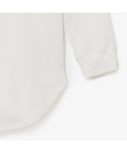 LACOSTE / ラコステ Tシャツ | ラウンドヘム ワッフルロングスリーブTシャツ | 詳細19