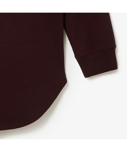 LACOSTE / ラコステ Tシャツ | ラウンドヘム ワッフルロングスリーブTシャツ | 詳細29