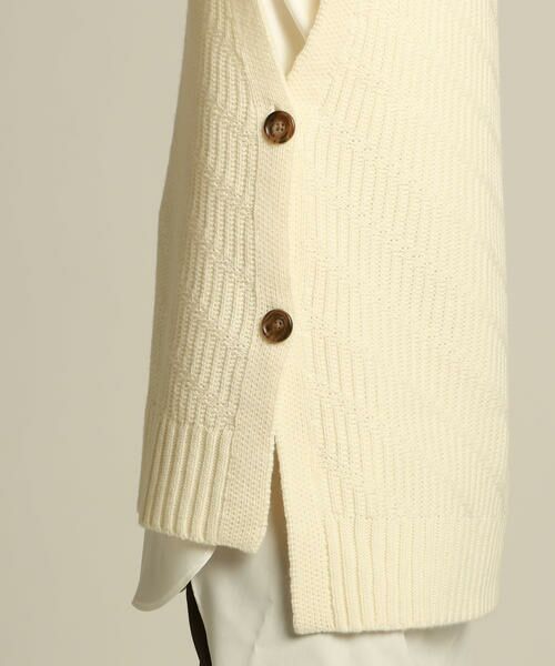 セール 大きいサイズ サイドボタンニットベスト ニット セーター La F 大きいサイズ ラ エフ おおきいサイズ ファッション通販 タカシマヤファッションスクエア