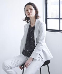 【極】【大きいサイズ】HAUTEC テーラードジャケット《セットアップ対応/洗濯機で洗える》