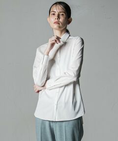 la.f...(大きいサイズ) / ラ・エフ(おおきいサイズ) シャツ・ブラウス | 【大きいサイズ】J-CAMICIEジャージシャツ≪洗濯機で洗える≫