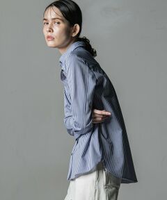 la.f...(大きいサイズ) / ラ・エフ(おおきいサイズ) シャツ・ブラウス | 【大きいサイズ】J-CAMICIEジャージシャツ≪洗濯機で洗える≫