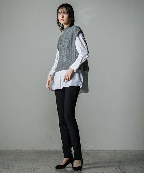 la.f...(大きいサイズ) / ラ・エフ(おおきいサイズ) その他パンツ | 【大きいサイズ/ラエフ定番/裏起毛/洗濯機で洗える】WAFILプラスハイテンションパンツ | 詳細3