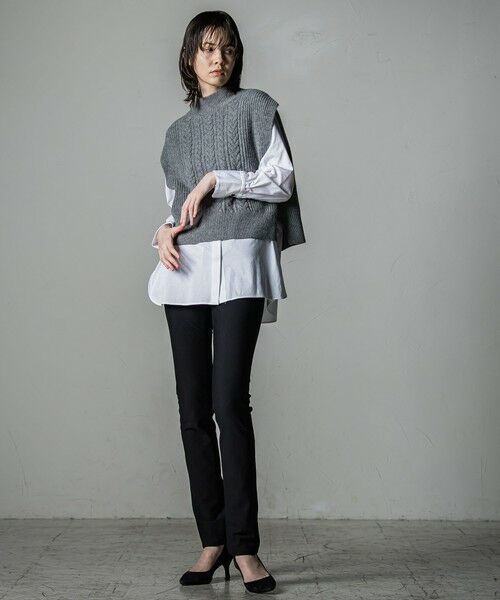 la.f...(大きいサイズ) / ラ・エフ(おおきいサイズ) その他パンツ | 【大きいサイズ/ラエフ定番/裏起毛/洗濯機で洗える】WAFILプラスハイテンションパンツ | 詳細4