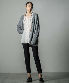 la.f...(大きいサイズ) / ラ・エフ(おおきいサイズ) シャツ・ブラウス | 【大きいサイズ】衿元シャーリングポイントブラウス≪洗濯機で洗える≫