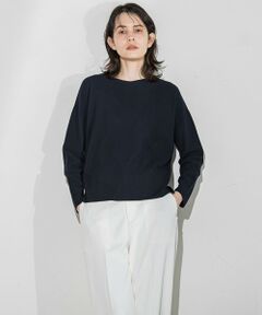 la.f...(大きいサイズ) / ラ・エフ(おおきいサイズ) ニット・セーター | 【大きいサイズ】LEXUS地柄浅めVネックニット≪手洗い可能≫