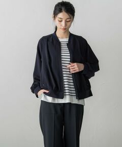 la.f...(大きいサイズ) / ラ・エフ(おおきいサイズ) テーラードジャケット | 【大きいサイズ】フィネスボイルシアーブルゾン≪洗濯機で洗える≫