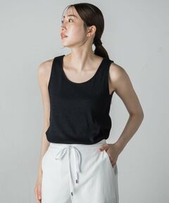 la.f...(大きいサイズ) / ラ・エフ(おおきいサイズ) キャミソール・チューブトップ | 【大きいサイズ】MIXラメタンクトップ≪洗濯機で洗える≫