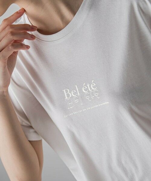 la.f...(大きいサイズ) / ラ・エフ(おおきいサイズ) カットソー | 箔プリントロゴTシャツ≪手洗い可能/吸水速乾/接触冷感≫ | 詳細1