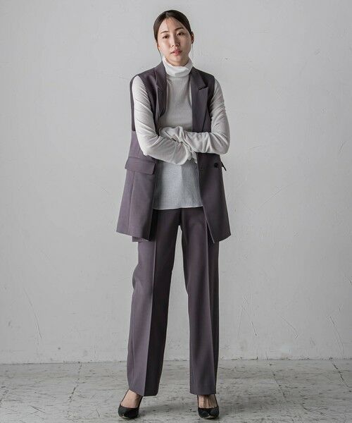 la.f...(大きいサイズ) / ラ・エフ(おおきいサイズ) ダウンジャケット・ベスト | 【大きいサイズ/カタログ掲載】ドライギャバストレッチジレ≪手洗い可能/セットアップ対応≫ | 詳細29