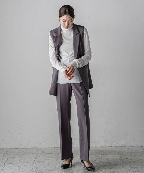 la.f...(大きいサイズ) / ラ・エフ(おおきいサイズ) ダウンジャケット・ベスト | 【大きいサイズ/カタログ掲載】ドライギャバストレッチジレ≪手洗い可能/セットアップ対応≫ | 詳細30