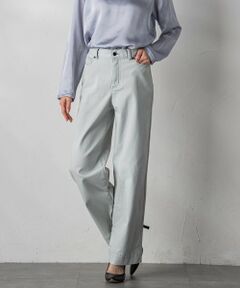 la.f...(大きいサイズ) / ラ・エフ(おおきいサイズ) デニムパンツ | ワイドフィットカーブデニム≪洗濯機で洗える≫