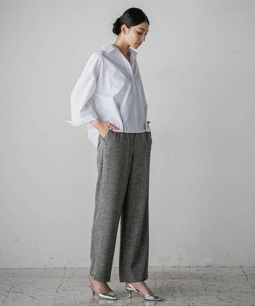 la.f...(大きいサイズ) / ラ・エフ(おおきいサイズ) その他パンツ | 【大きいサイズ】ノンウールツィードパンツ≪洗濯機で洗える/セットアップ対応≫ | 詳細29