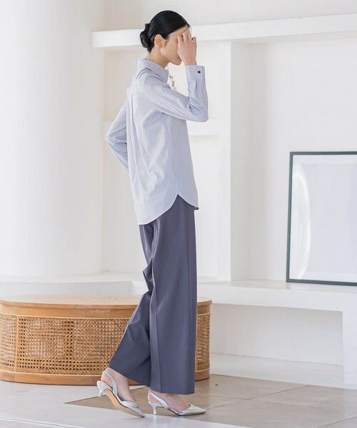 la.f...(大きいサイズ) / ラ・エフ(おおきいサイズ) その他パンツ | 【大きいサイズ】ドライギャバストレッチワイドパンツ≪洗濯機で洗える/セットアップ対応≫ | 詳細29