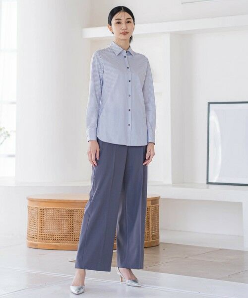 la.f...(大きいサイズ) / ラ・エフ(おおきいサイズ) その他パンツ | 【大きいサイズ】ドライギャバストレッチワイドパンツ≪洗濯機で洗える/セットアップ対応≫ | 詳細30