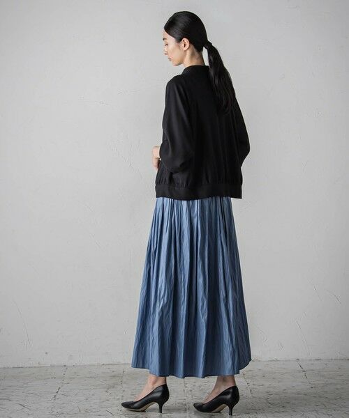 la.f...(大きいサイズ) / ラ・エフ(おおきいサイズ) ミニ・ひざ丈スカート | 【大きいサイズ/カタログ掲載】割繊ギャザースカート≪手洗い可能≫ | 詳細30