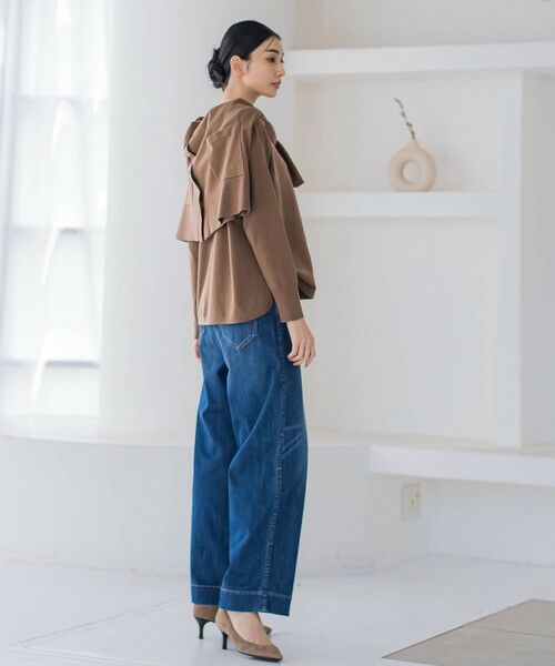 la.f...(大きいサイズ) / ラ・エフ(おおきいサイズ) ニット・セーター | 【大きいサイズ/カタログ掲載】EMPIREクルーネックニットプルオーバー≪手洗い可能≫ | 詳細30