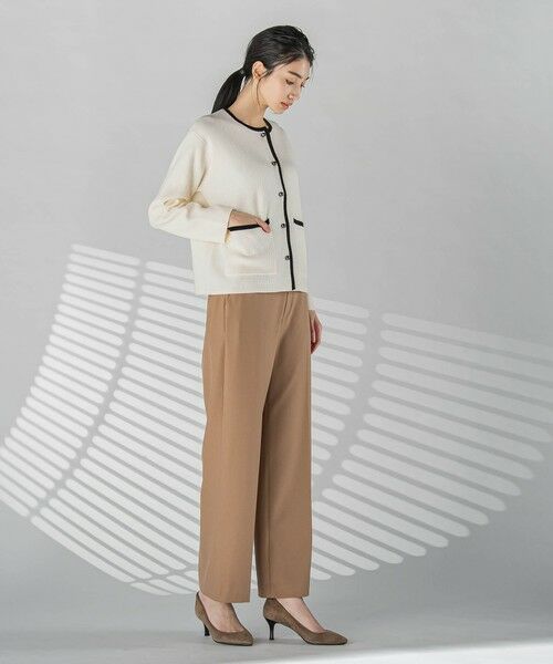 la.f...(大きいサイズ) / ラ・エフ(おおきいサイズ) ニット・セーター | 【大きいサイズ】配色トリムニット≪手洗い可能≫ | 詳細15