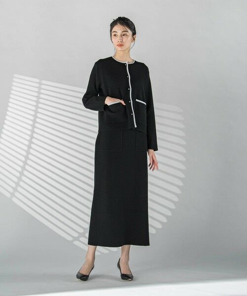 la.f...(大きいサイズ) / ラ・エフ(おおきいサイズ) ニット・セーター | 【大きいサイズ】配色トリムニット≪手洗い可能≫ | 詳細26