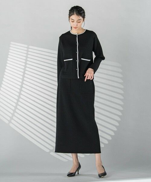 la.f...(大きいサイズ) / ラ・エフ(おおきいサイズ) ニット・セーター | 【大きいサイズ】配色トリムニット≪手洗い可能≫ | 詳細27