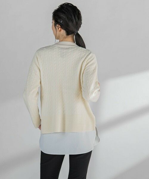 la.f...(大きいサイズ) / ラ・エフ(おおきいサイズ) ニット・セーター | 【大きいサイズ】ケーブルニット | 詳細4