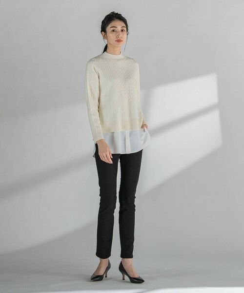 la.f...(大きいサイズ) / ラ・エフ(おおきいサイズ) ニット・セーター | 【大きいサイズ】ケーブルニット | 詳細5