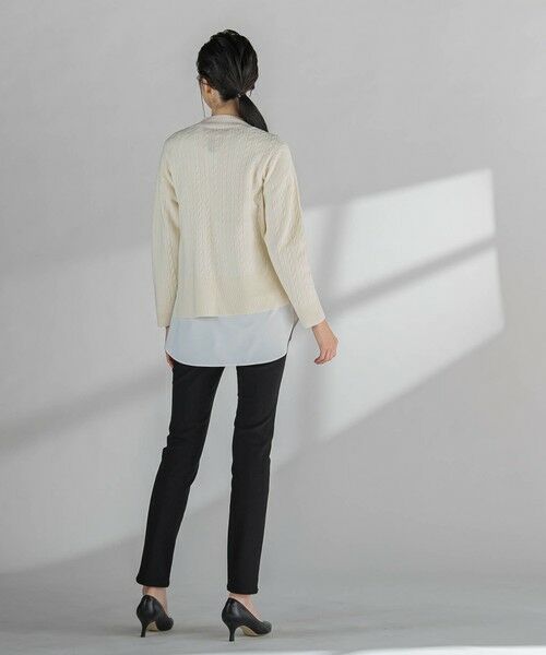 la.f...(大きいサイズ) / ラ・エフ(おおきいサイズ) ニット・セーター | 【大きいサイズ】ケーブルニット | 詳細8