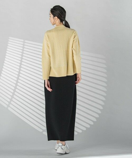 la.f...(大きいサイズ) / ラ・エフ(おおきいサイズ) ミニ・ひざ丈スカート | 【大きいサイズ】配色トリムスカート≪手洗い可能≫ | 詳細10