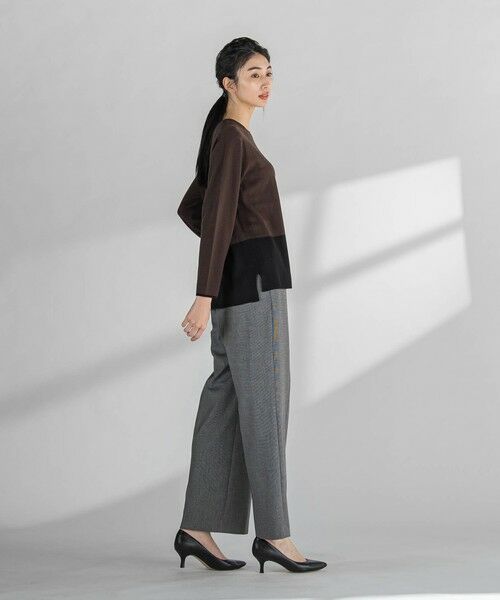 la.f...(大きいサイズ) / ラ・エフ(おおきいサイズ) ニット・セーター | 【大きいサイズ】バイカラーニット≪手洗い可能≫ | 詳細19