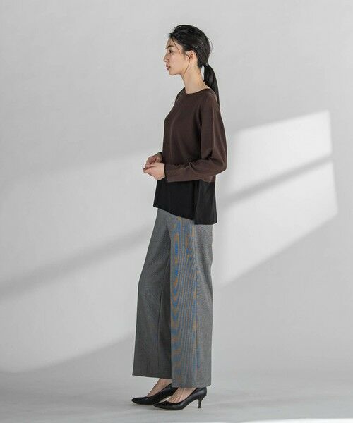 la.f...(大きいサイズ) / ラ・エフ(おおきいサイズ) ニット・セーター | 【大きいサイズ】バイカラーニット≪手洗い可能≫ | 詳細21