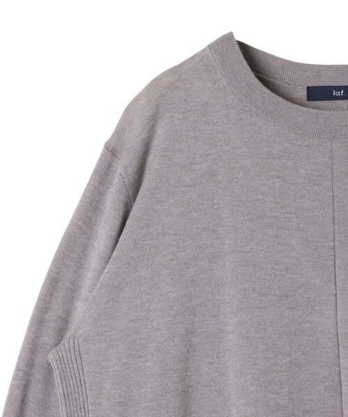 la.f...(大きいサイズ) / ラ・エフ(おおきいサイズ) ニット・セーター | 【大きいサイズ】バイカラーニット≪手洗い可能≫ | 詳細25