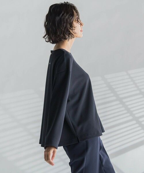 la.f...(大きいサイズ) / ラ・エフ(おおきいサイズ) カットソー | 【大きいサイズ】パーフェクトジャージカットソー≪洗濯機で洗える≫ | 詳細12