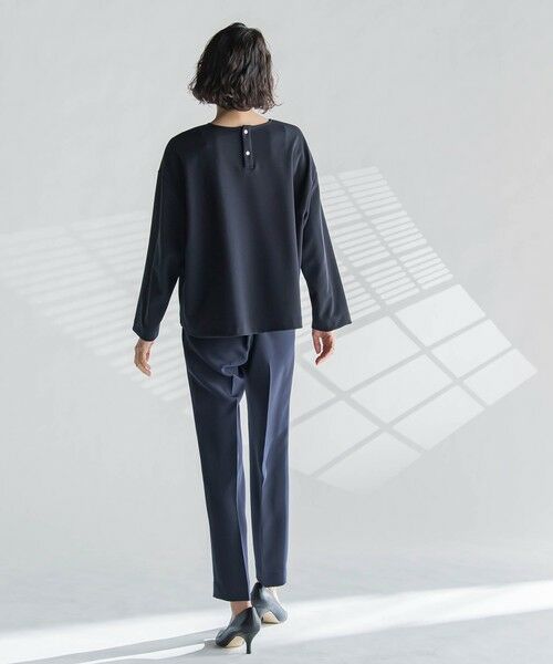 la.f...(大きいサイズ) / ラ・エフ(おおきいサイズ) カットソー | 【大きいサイズ】パーフェクトジャージカットソー≪洗濯機で洗える≫ | 詳細15