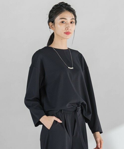 la.f...(大きいサイズ) / ラ・エフ(おおきいサイズ) カットソー | 【大きいサイズ】パーフェクトジャージカットソー≪洗濯機で洗える≫ | 詳細3