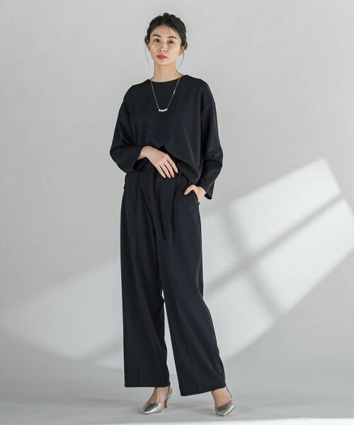 la.f...(大きいサイズ) / ラ・エフ(おおきいサイズ) カットソー | 【大きいサイズ】パーフェクトジャージカットソー≪洗濯機で洗える≫ | 詳細4