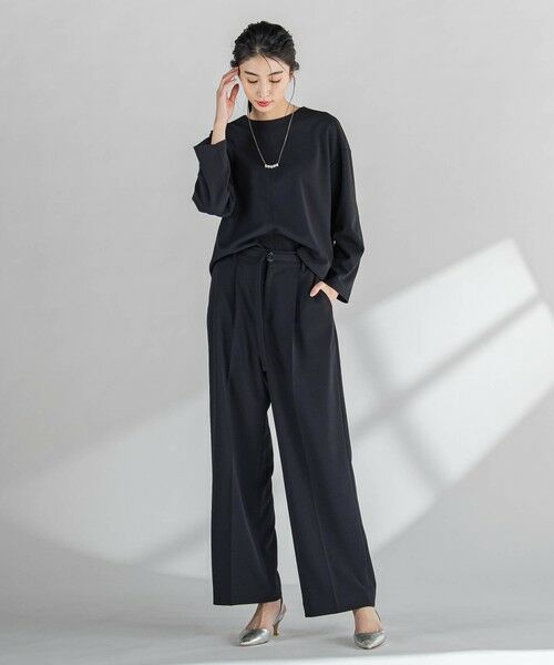 la.f...(大きいサイズ) / ラ・エフ(おおきいサイズ) カットソー | 【大きいサイズ】パーフェクトジャージカットソー≪洗濯機で洗える≫ | 詳細6