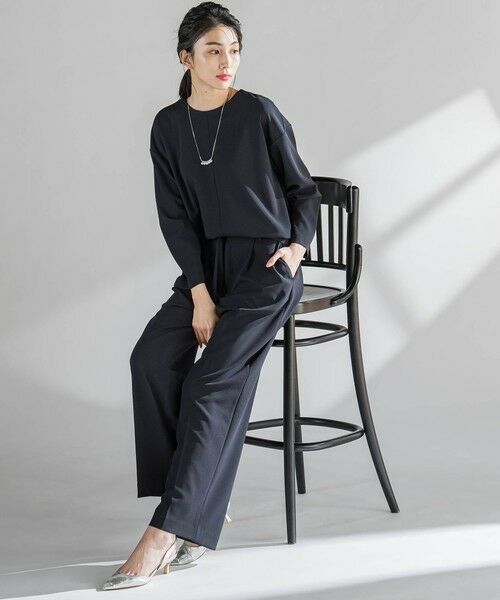 la.f...(大きいサイズ) / ラ・エフ(おおきいサイズ) カットソー | 【大きいサイズ】パーフェクトジャージカットソー≪洗濯機で洗える≫ | 詳細8