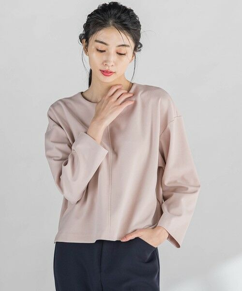 la.f...(大きいサイズ) / ラ・エフ(おおきいサイズ) カットソー | 【大きいサイズ】パーフェクトジャージカットソー≪洗濯機で洗える≫ | 詳細26