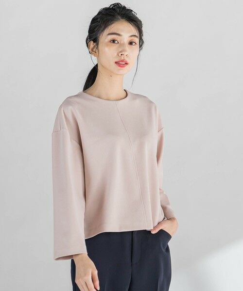 la.f...(大きいサイズ) / ラ・エフ(おおきいサイズ) カットソー | 【大きいサイズ】パーフェクトジャージカットソー≪洗濯機で洗える≫ | 詳細27