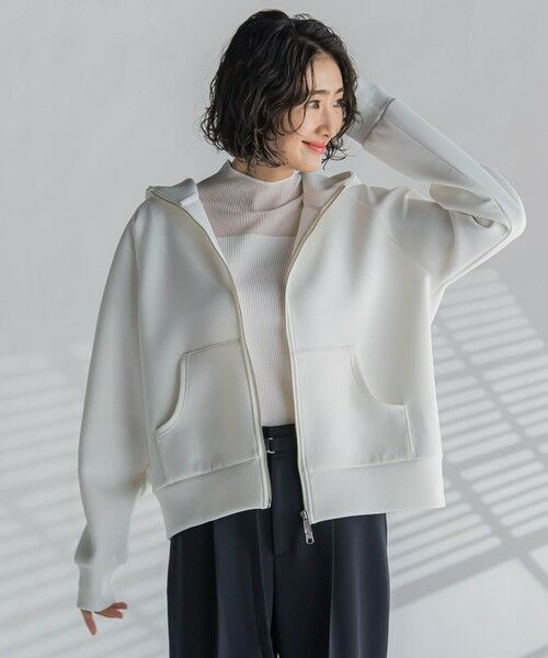 la.f...(大きいサイズ) / ラ・エフ(おおきいサイズ) カットソー | 【大きいサイズ】ダブルジップパーカー≪洗濯機で洗える≫ | 詳細10
