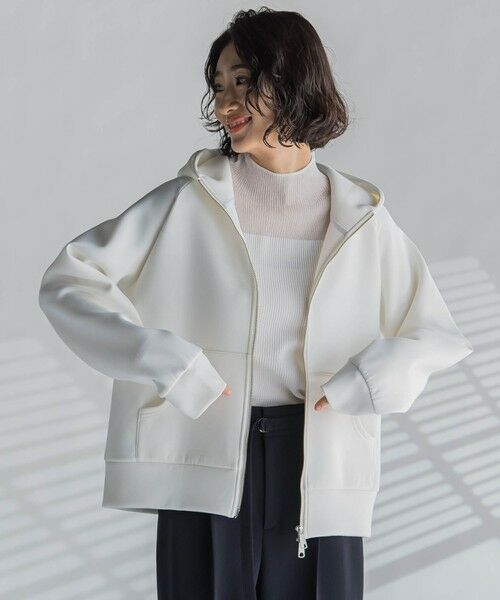 la.f...(大きいサイズ) / ラ・エフ(おおきいサイズ) カットソー | 【大きいサイズ】ダブルジップパーカー≪洗濯機で洗える≫ | 詳細11