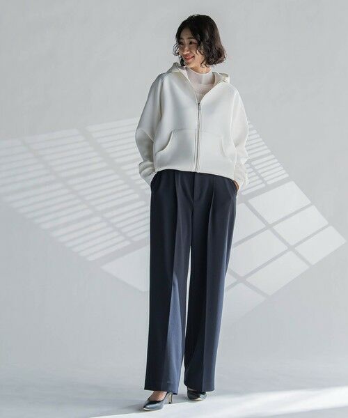 la.f...(大きいサイズ) / ラ・エフ(おおきいサイズ) カットソー | 【大きいサイズ】ダブルジップパーカー≪洗濯機で洗える≫ | 詳細15