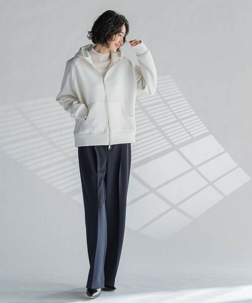 la.f...(大きいサイズ) / ラ・エフ(おおきいサイズ) カットソー | 【大きいサイズ】ダブルジップパーカー≪洗濯機で洗える≫ | 詳細16