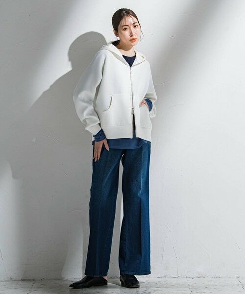 la.f...(大きいサイズ) / ラ・エフ(おおきいサイズ) カットソー | 【大きいサイズ】ダブルジップパーカー≪洗濯機で洗える≫ | 詳細6