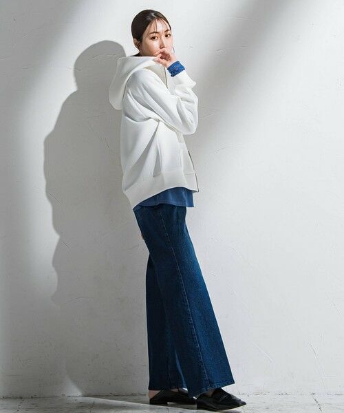 la.f...(大きいサイズ) / ラ・エフ(おおきいサイズ) カットソー | 【大きいサイズ】ダブルジップパーカー≪洗濯機で洗える≫ | 詳細7