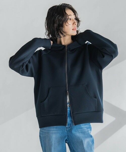 la.f...(大きいサイズ) / ラ・エフ(おおきいサイズ) カットソー | 【大きいサイズ】ダブルジップパーカー≪洗濯機で洗える≫ | 詳細18